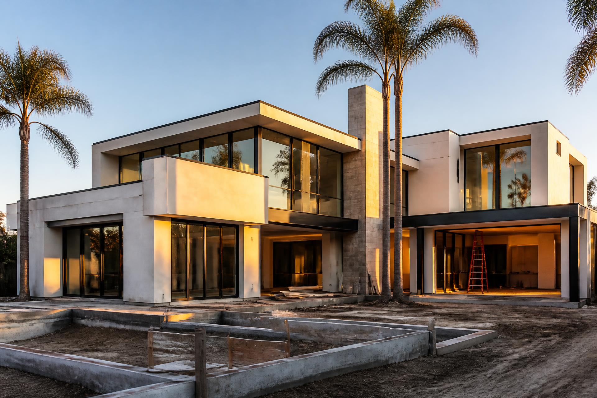 Modern Southern California home built by E&Z Construction and Remodeling
